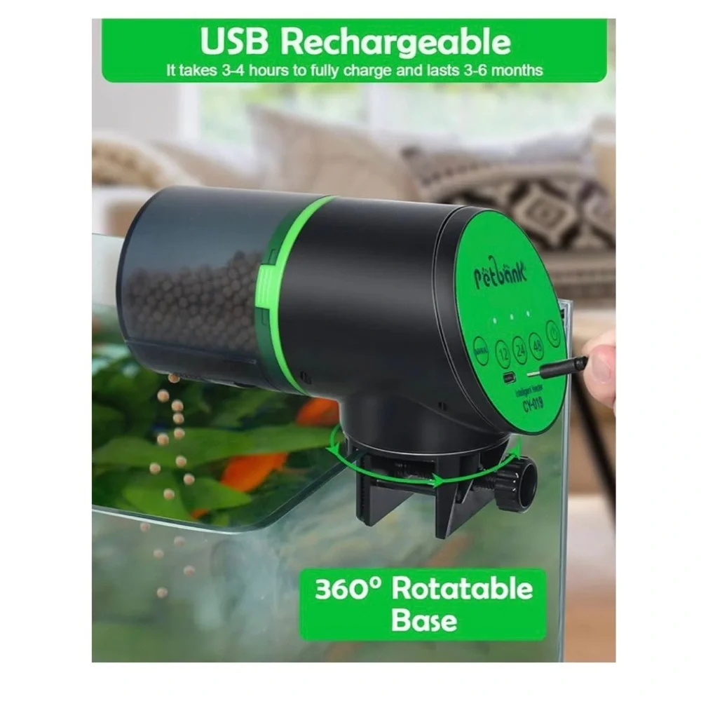 Pet Bank Automatic Fish Feeder